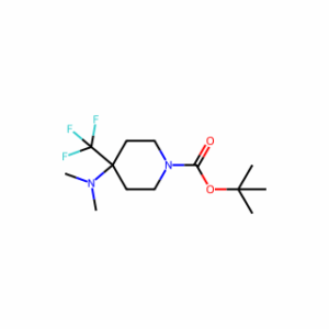 tert-butyl 4-(dimethylamino)-4-(trifluoromethyl)piperidine-1-carboxylate