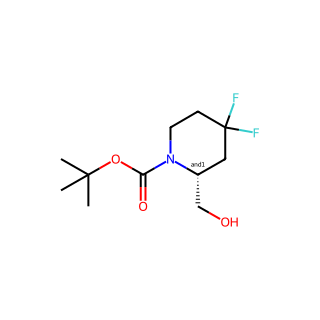 tert-butyl 4,4-difluoro-2-(hydroxymethyl)piperidine-1-carboxylate