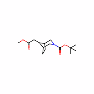 tert-butyl 8-(2-methoxy-2-oxo-ethyl)-3-azabicyclo[3.2.1]octane-3-carboxylate