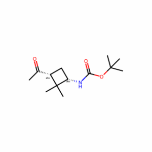 tert-butyl N-[(1S,3R)-3-acetyl-2,2-dimethyl-cyclobutyl]carbamate