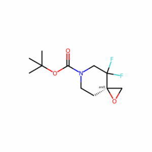 tert-butyl 4,4-difluoro-1-oxa-6-azaspiro[2.5]octane-6-carboxylate