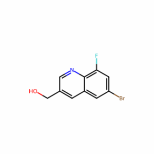 (6-bromo-8-fluoro-3-quinolyl)methanol