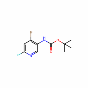 tert-butyl N-(4-bromo-6-fluoro-3-pyridyl)carbamate
