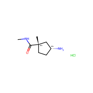 (1S,3R)-3-amino-N,1-dimethyl-cyclopentanecarboxamide hydrochloride