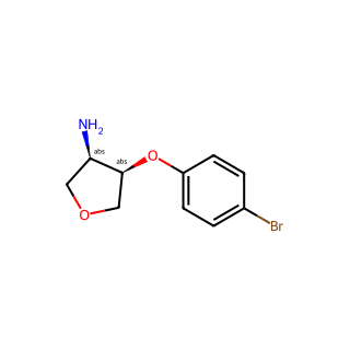 (3R,4R)-4-(4-bromophenoxy)tetrahydrofuran-3-amine