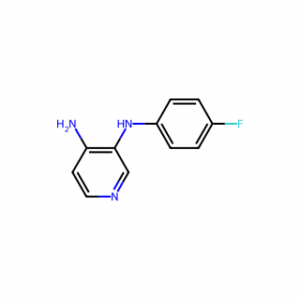N3-(4-fluorophenyl)pyridine-3,4-diamine