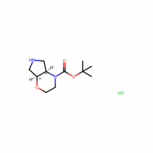 tert-butyl cis-3,4a,5,6,7,7a-hexahydro-2H-pyrrolo[3,4-b][1,4]oxazine-4-carboxylate hydrochloride