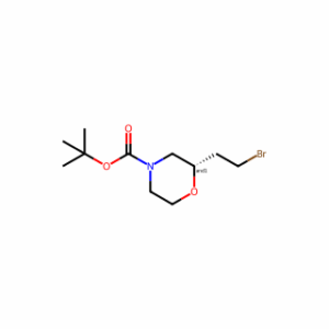 tert-butyl 2-(2-bromoethyl)morpholine-4-carboxylate