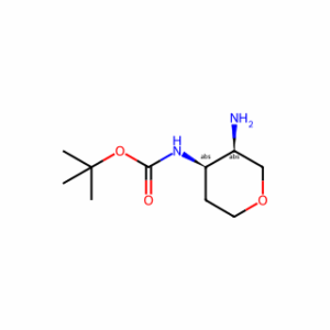 tert-butyl N-[(3R,4R)-3-aminotetrahydropyran-4-yl]carbamate