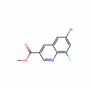 methyl 6-bromo-8-fluoro-quinoline-3-carboxylate