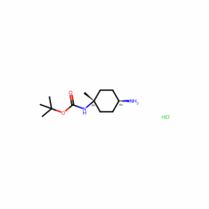 tert-Butyl trans-N-(4-amino-1-methylcyclohexyl)carbamate hydrochloride