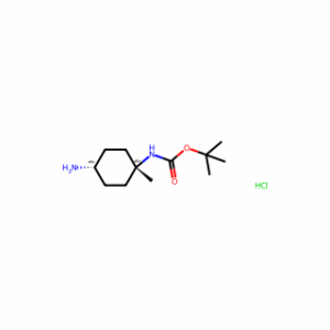 tert-Butyl cis-N-(4-amino-1-methylcyclohexyl)carbamate hydrochloride