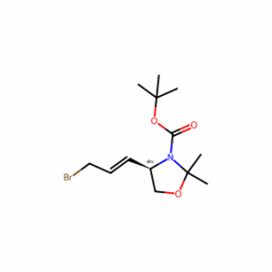 tert-butyl (4R)-4-[(E)-3-bromoprop-1-enyl]-2,2-dimethyl-oxazolidine-3-carboxylate