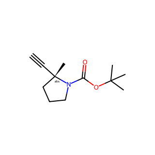 tert-Butyl (R)-2-ethynyl-2-methylpyrrolidine-1-carboxylate