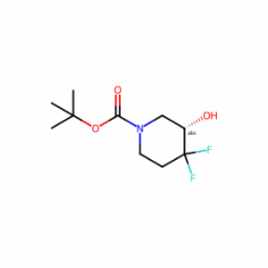 tert-butyl (3S)-4,4-difluoro-3-hydroxypiperidine-1-carboxylate