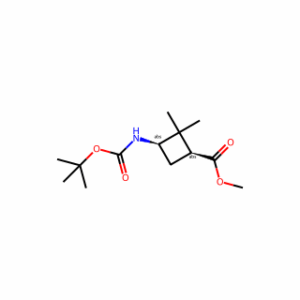 methyl (1S,3R)-3-(tert-butoxycarbonylamino)-2,2-dimethyl-cyclobutanecarboxylate