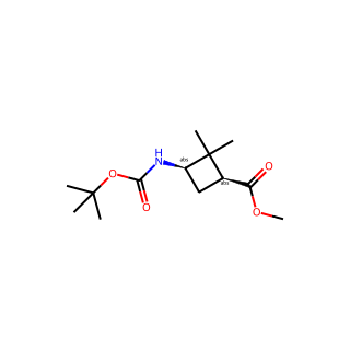 methyl (1S,3R)-3-(tert-butoxycarbonylamino)-2,2-dimethyl-cyclobutanecarboxylate