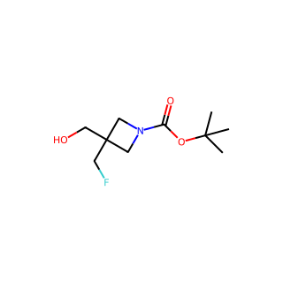 tert-butyl 3-(fluoromethyl)-3-(hydroxymethyl)azetidine-1-carboxylate