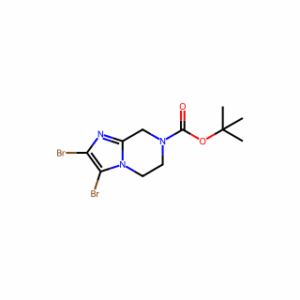Tert-Butyl 2,3-Dibromo-5,6-Dihydroimidazo[1,2-A]Pyrazine-7(8H)-Carboxylate