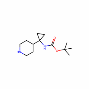 tert-butyl N-[1-(piperidin-4-yl)cyclopropyl]carbamate