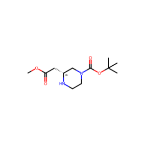 (R)-tert-Butyl 3-(2-methoxy-2-oxoethyl)piperazine-1-carboxylate
