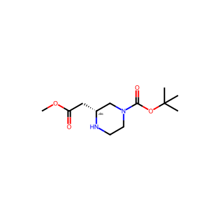 (R)-tert-Butyl 3-(2-methoxy-2-oxoethyl)piperazine-1-carboxylate