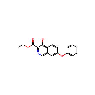 Ethyl 4-hydroxy-1-methyl-7-phenoxyisoquinoline-3-carboxylate