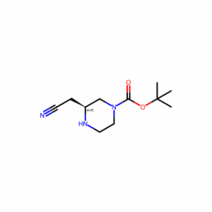 tert-Butyl 3-(cyanomethyl)piperazine-1-carboxylate