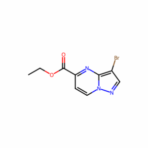 Pyrazolo[1,5-a]pyrimidine-5-carboxylic acid, 3-bromo-, ethyl ester