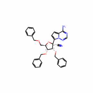 (2R,3R,4R,5R)-2-(4-aminopyrrolo[2,1-f][1,2,4]triazin-7-yl)-3,4-dibenzyloxy-5-(benzyloxymethyl)tetrahydrofuran-2-carbonitrile