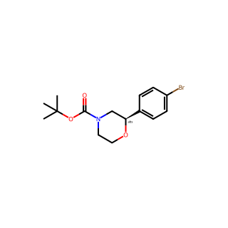 tert-butyl (2R)-2-(4-bromophenyl)morpholine-4-carboxylate
