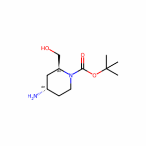 tert-butyl (2S,4S)-4-amino-2-(hydroxymethyl)piperidine-1-carboxylate