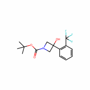 tert-butyl 3-hydroxy-3-[2-(trifluoromethyl)phenyl]azetidine-1-carboxylate
