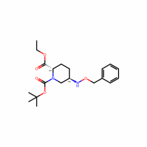 (2S,5R)-5-(benzyloxyamino)piperidin-1,2-dicarboxylic acid 1-tert-butyl ester 2-ethyl ester