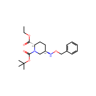 (2S,5R)-5-(benzyloxyamino)piperidin-1,2-dicarboxylic acid 1-tert-butyl ester 2-ethyl ester