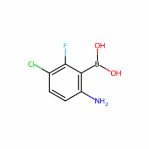 (6-Amino-3-chloro-2-fluorophenyl)boronic acid