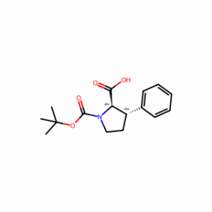 (2R,3S)-1-(tert-Butoxycarbonyl)-3-phenylpyrrolidine-2-carboxylic acid