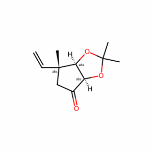 (3aR,4R,6aR)-2,2,4-trimethyl-4-vinyl-5,6a-dihydro-3aH-cyclopenta[d][1,3]dioxol-6-one