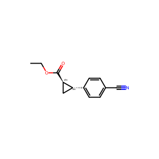 ethyl trans-2-(4-cyanophenyl)cyclopropanecarboxylate