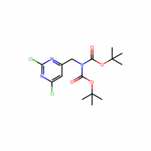 tert-Butyl (tert-butoxycarbonyl)((2,6-dichloropyrimidin-4-yl)methyl)carbamate