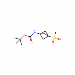 tert-butyl N-(3-methylsulfonyl-1-bicyclo[1.1.1]pentanyl)carbamate