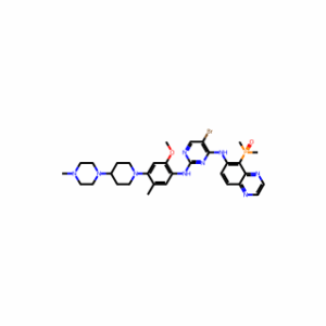 (6-((5-Bromo-2-((2-methoxy-5-methyl-4-(4-(4-methylpiperazin-1-yl)piperidin-1-yl)phenyl)amino)pyrimidin-4-yl)amino)quinoxalin-5-yl)dimethylphosphine oxide
