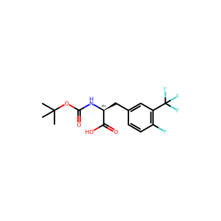(S)-2-((tert-Butoxycarbonyl)amino)-3-(4-fluoro-3-(trifluoromethyl)phenyl)propanoic acid