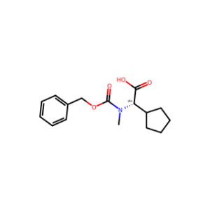 (S)-2-(((Benzyloxy)carbonyl)(methyl)amino)-2-cyclopentylacetic acid