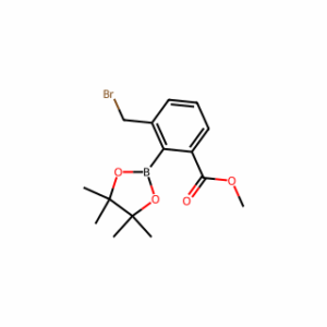 Methyl 3-(bromomethyl)-2-(4,4,5,5-tetramethyl-1,3,2-dioxaborolan-2-yl)benzoate