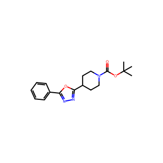 tert-Butyl 4-(5-phenyl-1,3,4-oxadiazol-2-yl)piperidine-1-carboxylate