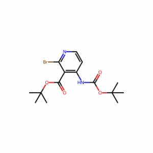 tert-Butyl 2-bromo-4-((tert-butoxycarbonyl)amino)nicotinate