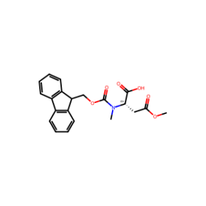 (S)-2-((((9H-Fluoren-9-yl)methoxy)carbonyl)(methyl)amino)-4-methoxy-4-oxobutanoic acid