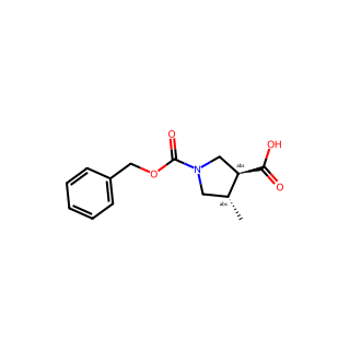 (3S,4S)-1-((Benzyloxy)carbonyl)-4-methylpyrrolidine-3-carboxylic acid