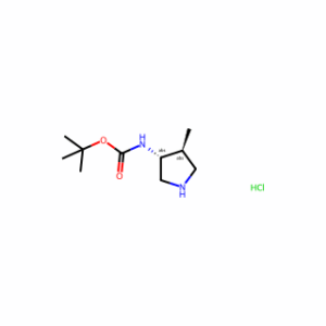 tert-Butyl (3R,4S)-4-methylpyrrolidin-3-ylcarbamate hydrochloride